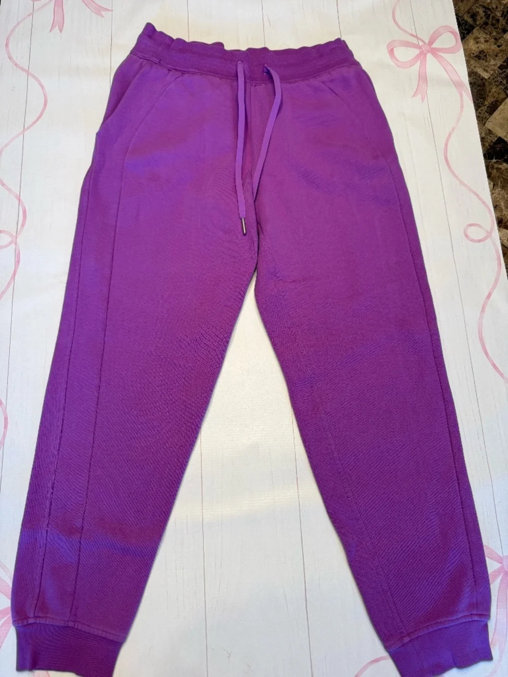 Lululemon Scuba High Rise Joggers MOONLIT MAGENTA SIZE 6